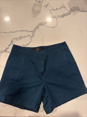 J. Crew Teal Chino Bermuda Shorts
